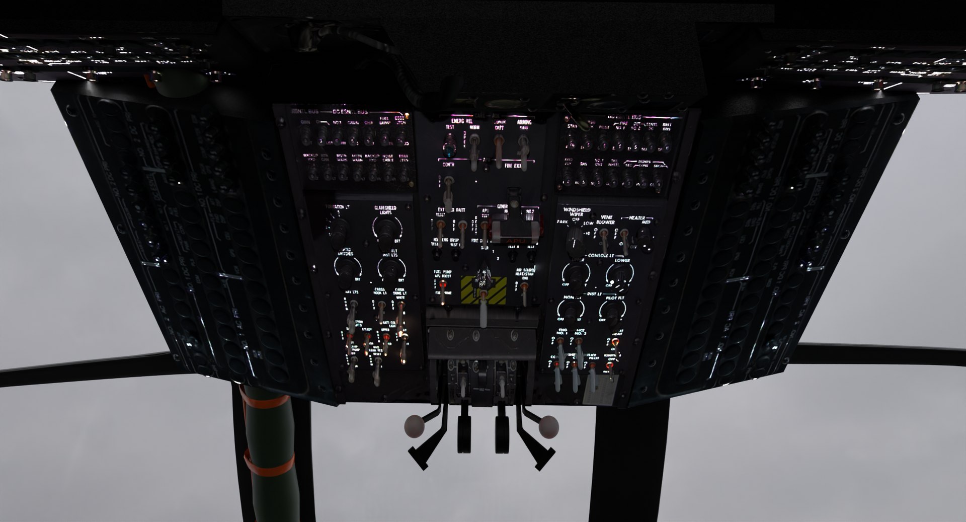 3D Black Hawk UH-60 Cockpit - TurboSquid 2104412