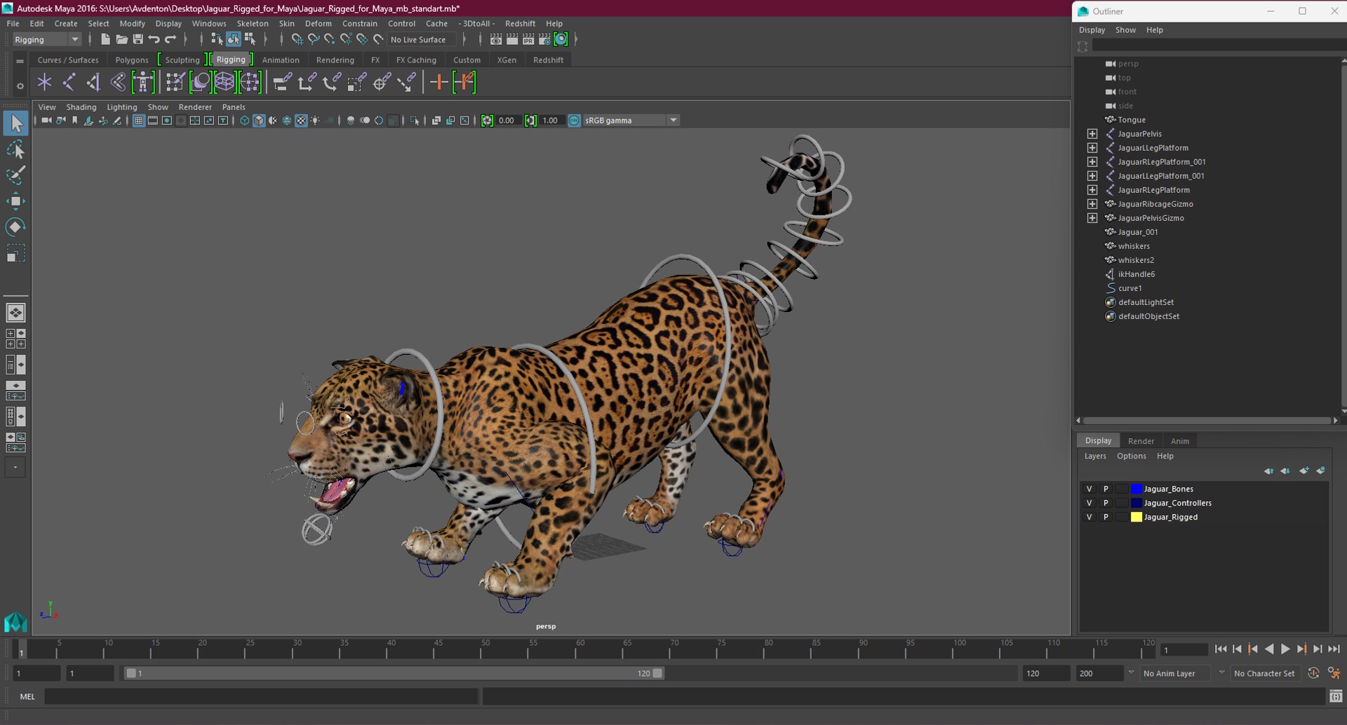 3D model Jaguar Rigged for Maya https://p.turbosquid.com/ts-thumb/vK/l6QABr/Ty/jaguarriggedformaya3dsmodel060/jpg/1720510878/1920x1080/fit_q87/43a44bb68935e27bcd27dd8b3c9378d0f1321296/jaguarriggedformaya3dsmodel060.jpg