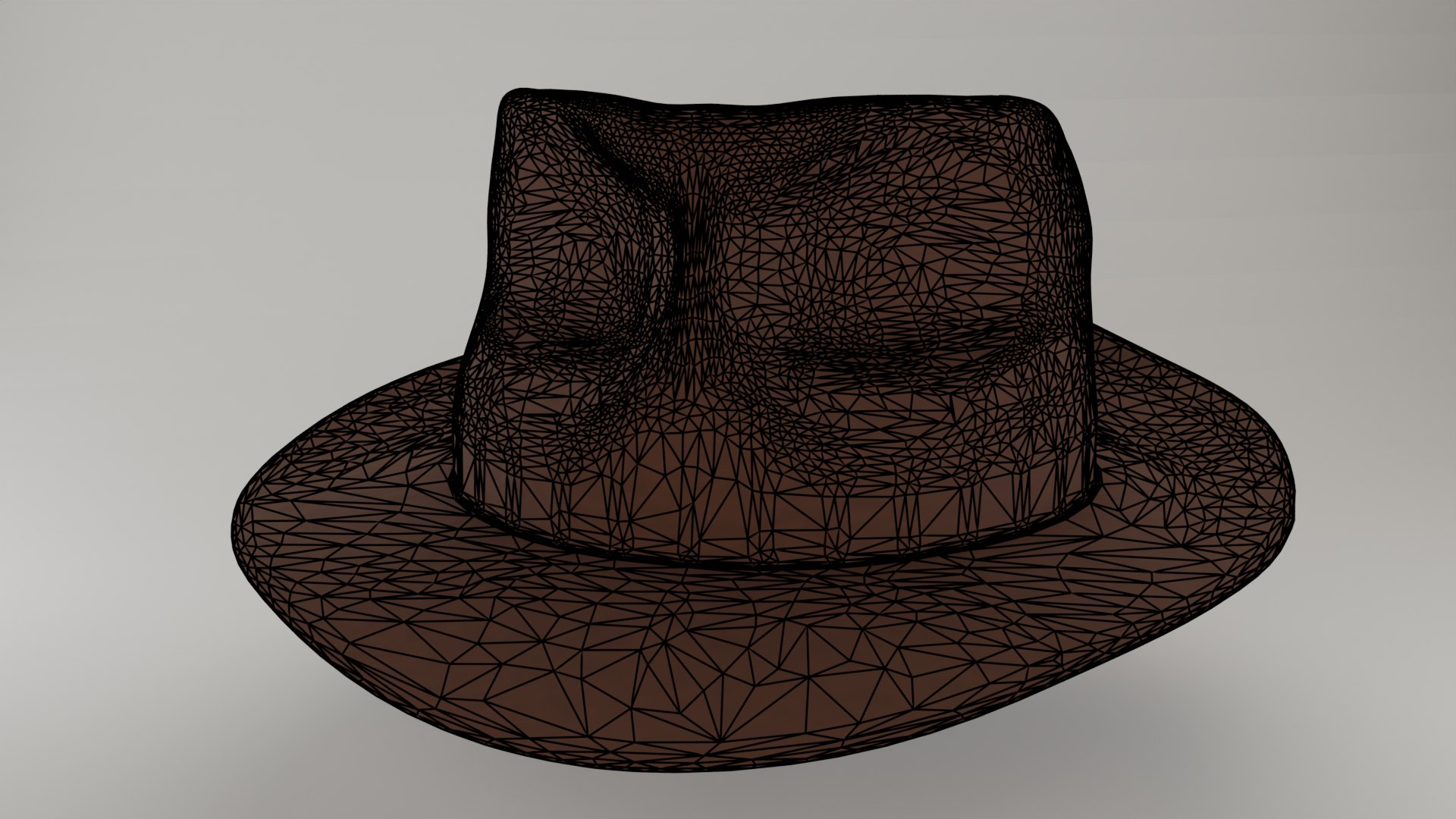 Brown Rim Hat 3D - TurboSquid 1963479