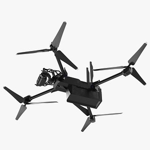 Autonomous Drone Skydio X2 Rigged