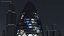 Коммерческий небоскреб 30 St Mary Axe Night Glow