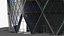 Коммерческий небоскреб 30 St Mary Axe Night Glow