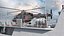 3D Russian Ship 22460 Okhotnik with Helicopter Rigged