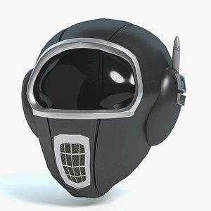 3d model sci-fi helmet