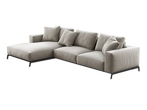 3D ettore corner sofa