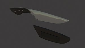 knife scabbard 3D model