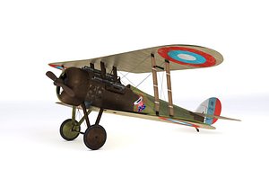 Nieuport 28 C1 French WW1 biplane fighter