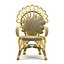 Cadeira com almofada Marsala Pearl Velvet Shell
