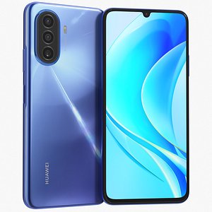 Huawei Nova Y70 Blue 3D