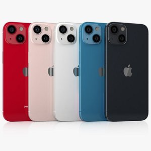 3D iPhone 13 All Color model
