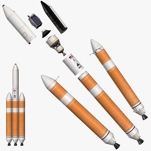 Delta IV Heavy 3D model