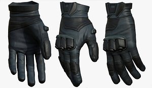 3D gloves military man