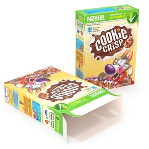 cereal cookie 3d model