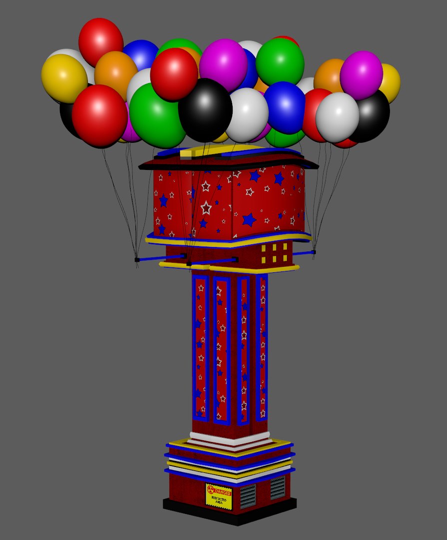 3D Model Column Cartoon - TurboSquid 1270395