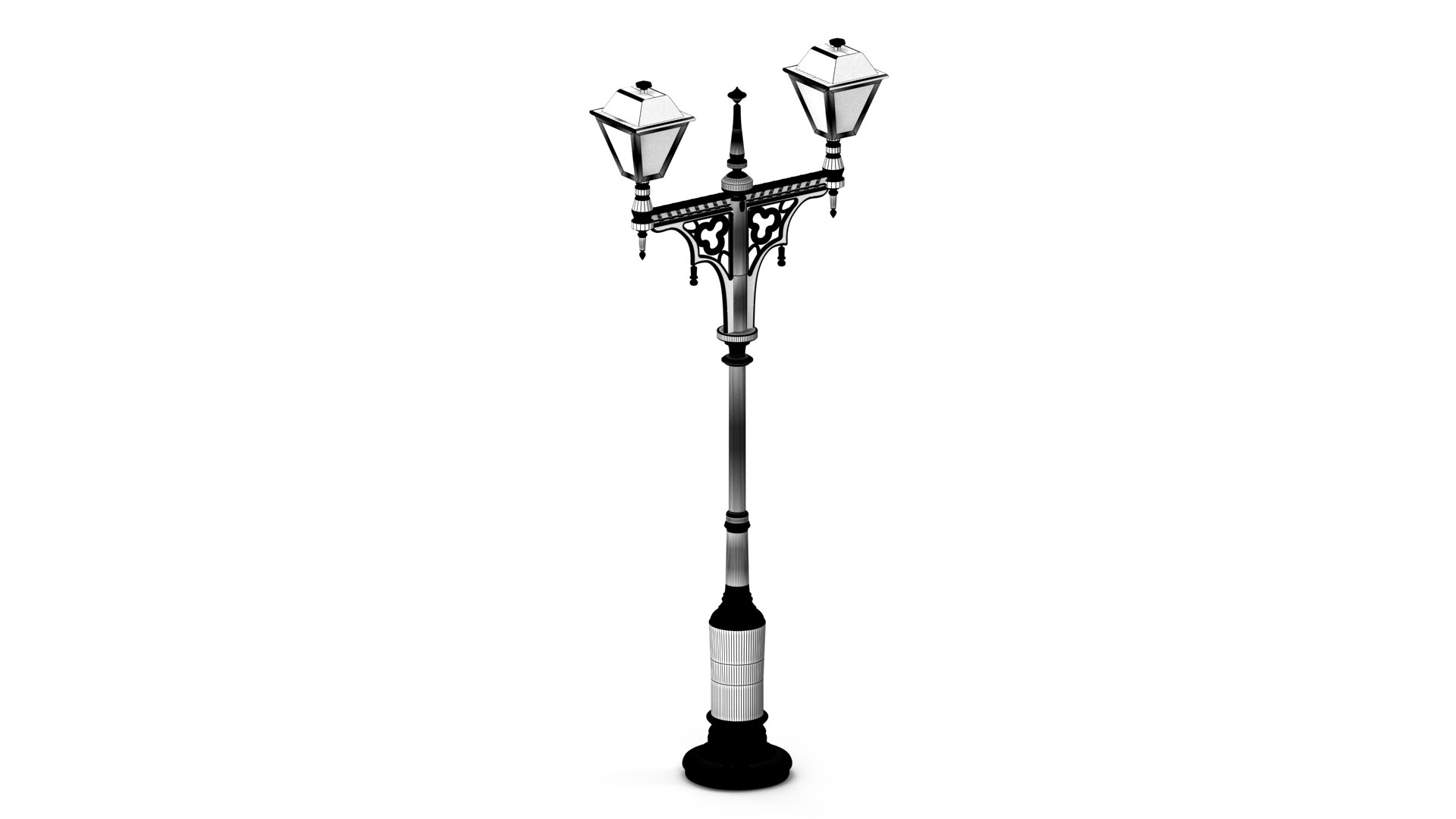 Victorian Style Street Light 3D Model - TurboSquid 2102740