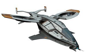 sci fi dropship 3D model