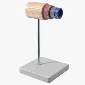 3D Anatomical Model of Vein in Cross Section on Shaft