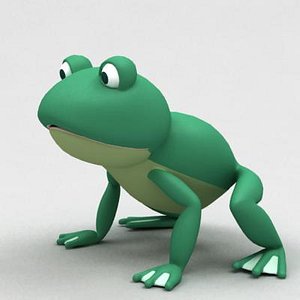 3d frog model