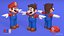 Super Mario Characters Collection 3D model
