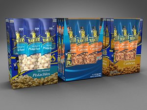 3d model planters nuts