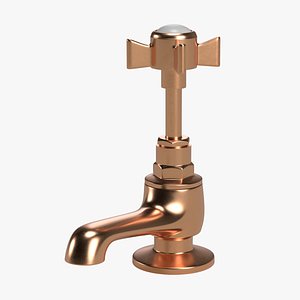 3D copper faucet basin