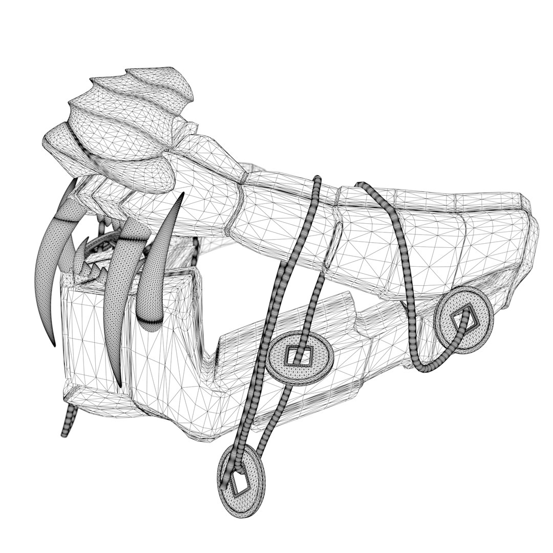 3D model Japanese mask TurboSquid 2164672