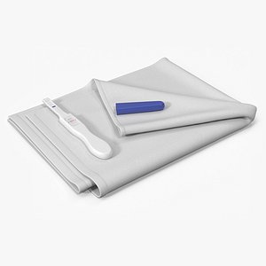 Negative Pregnancy Test on Towel