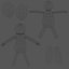 Stickman 04 Rigged Low Poly