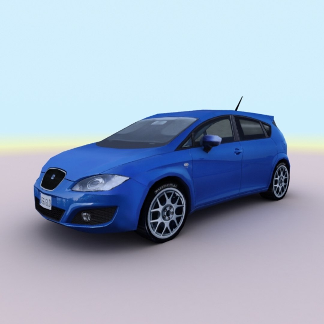 2009 Seat Leon 3d Model