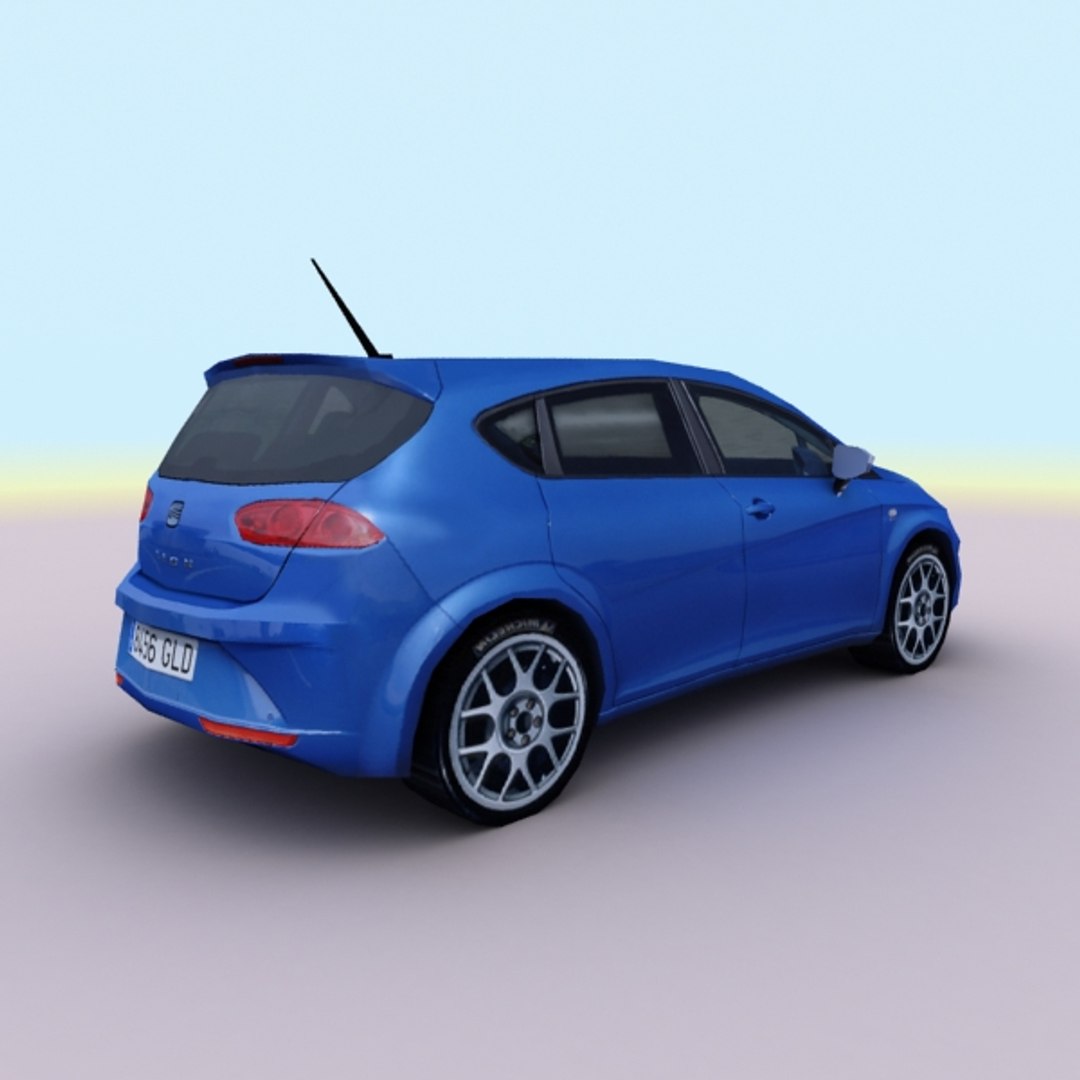 2009 Seat Leon 3d Model