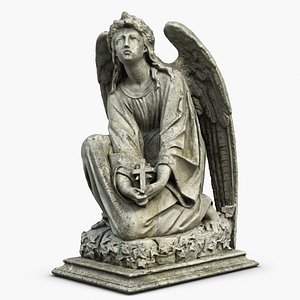 3d weeping angel sculpture