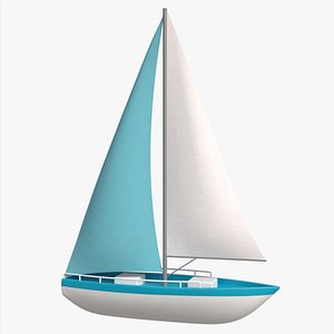 Sailing Boat Yacht Stylized