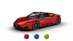 Maserati MC20 Cielo 2023 3d model 3D model