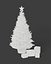 Geschmückter Weihnachtsbaum mit Geschenkboxen im Weidenkorb