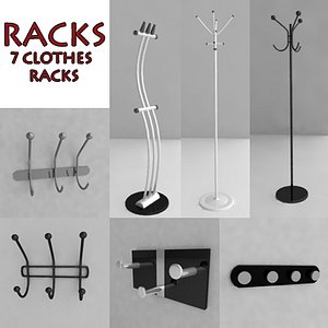 3d clothes racks hanger