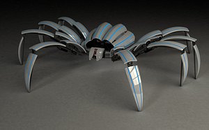 3d mechanical spider model