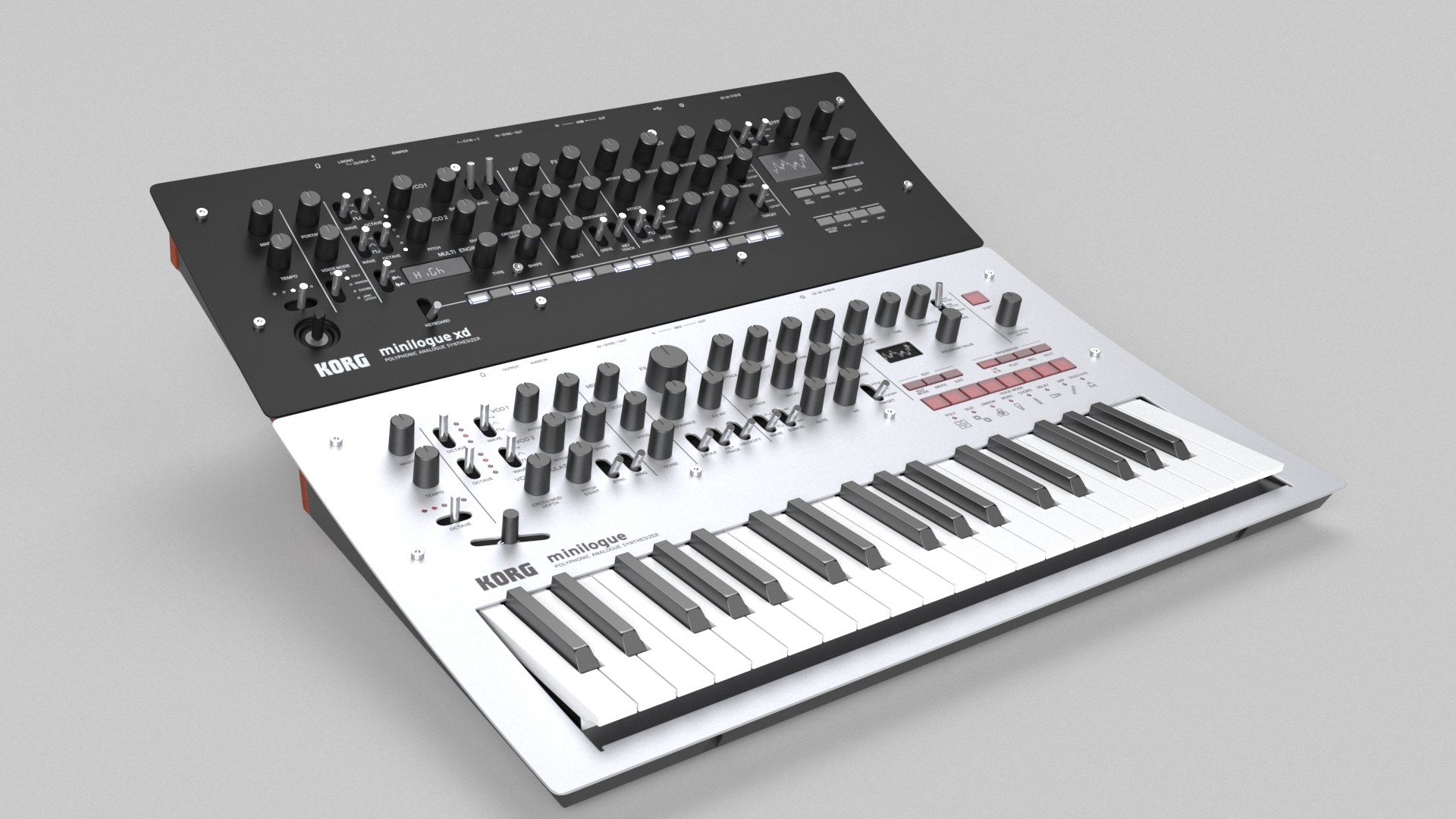 3D Korg Minilogue - TurboSquid 1651865