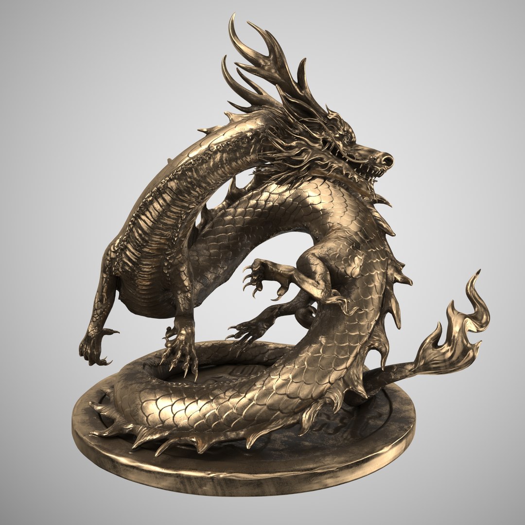 Asian Dragon Bronze 3D Model 3D model - TurboSquid 1815425