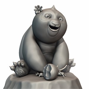 free kung fu panda 3d model