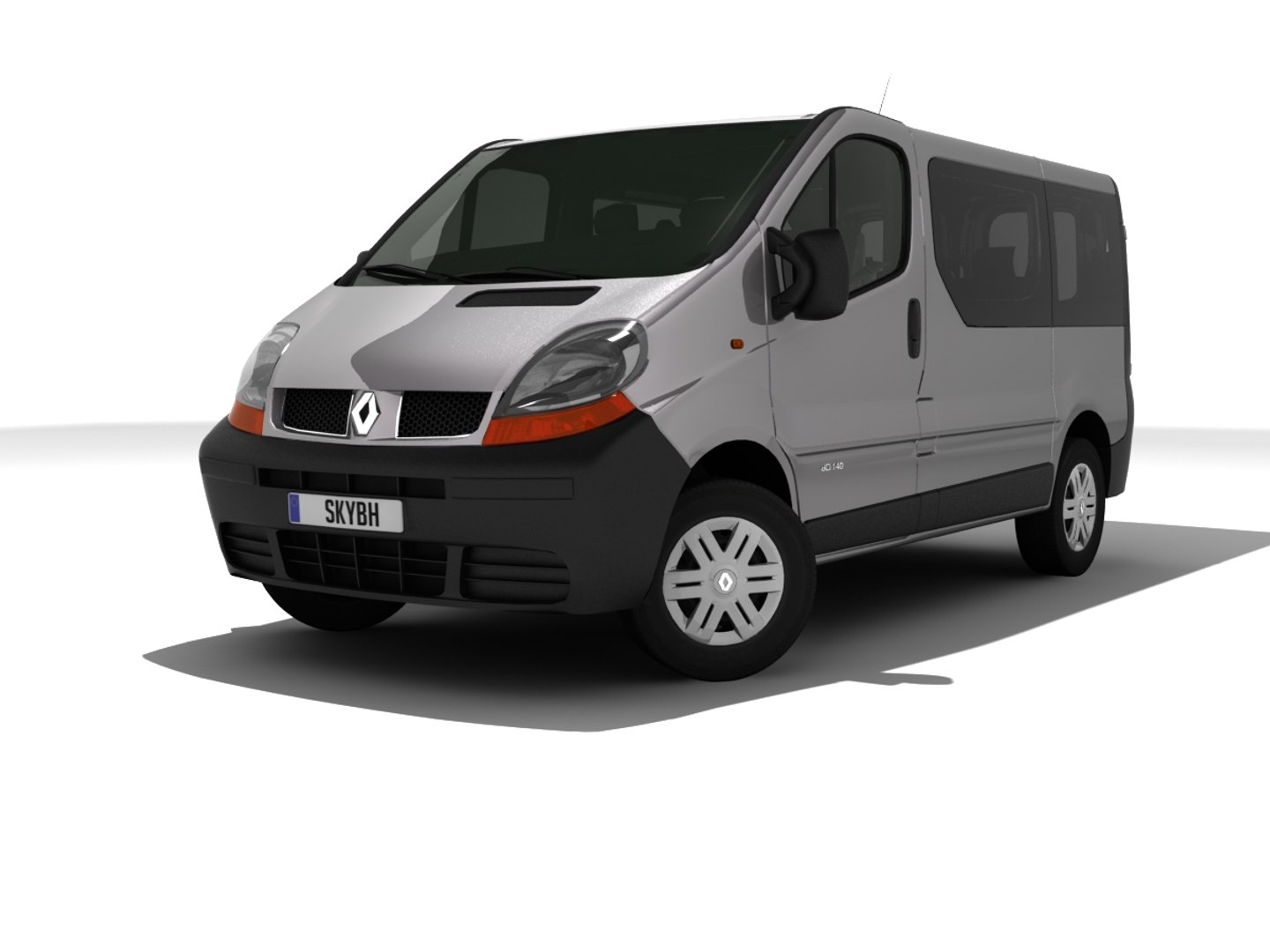 Renault Trafic II 2001 Passenger L1 model - TurboSquid 1847616