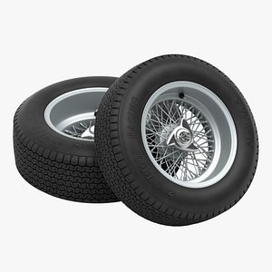 Dunlop CR65 tyres - Borrani rims model
