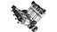 Motor V6 en funcionamiento animado