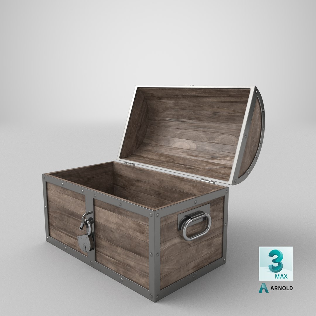Opened Chest V2 3D Model - TurboSquid 2060353