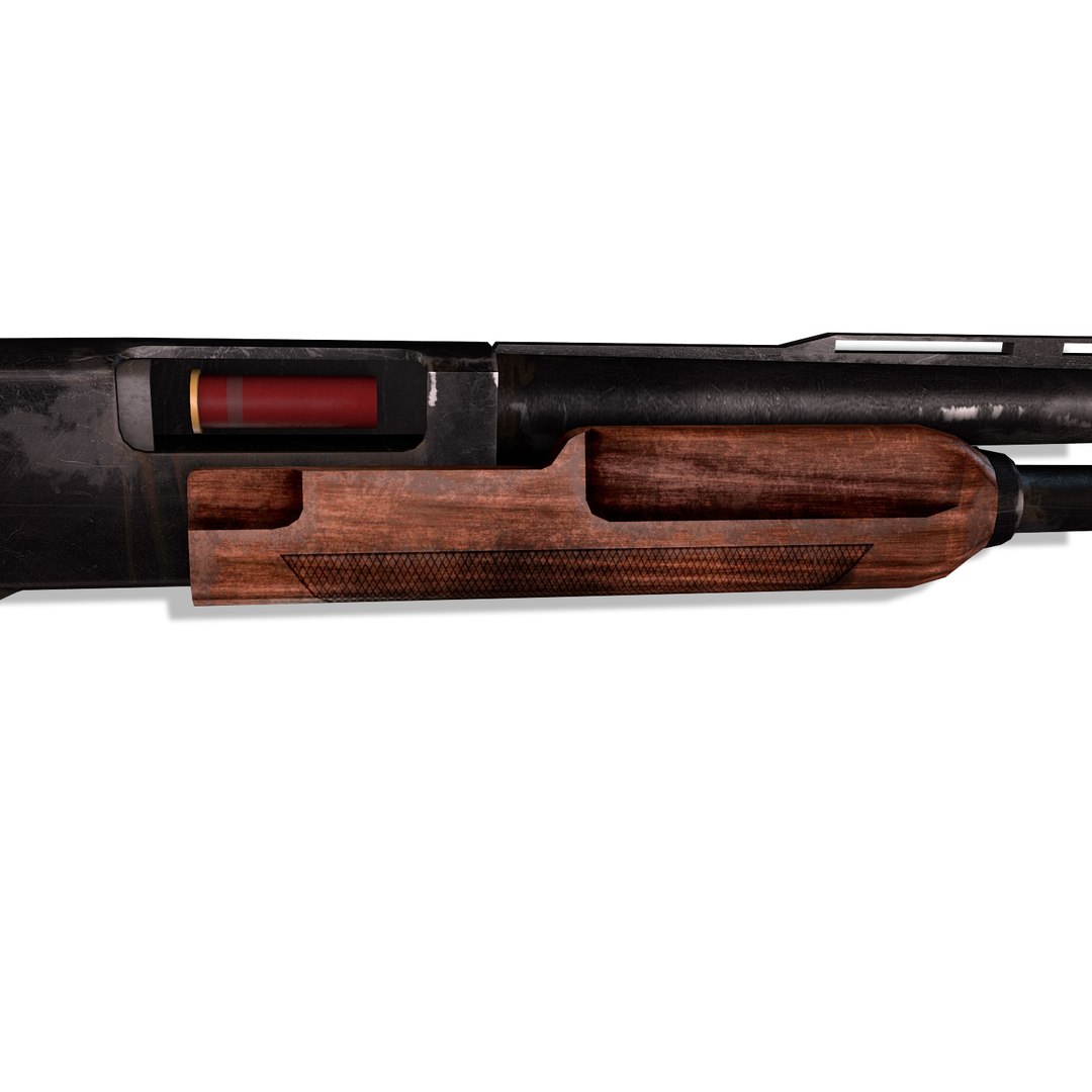 3d Model Of Molot Bekas Automatic Shotgun