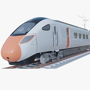 3D train hitachi azuma model