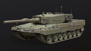Leopard 2 High-Poly Detailed 3D model 3D model