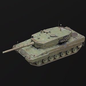 Leopard 2 High-Poly Detailed 3D model 3D model