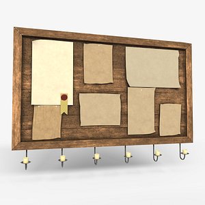 Quest Board 3D model