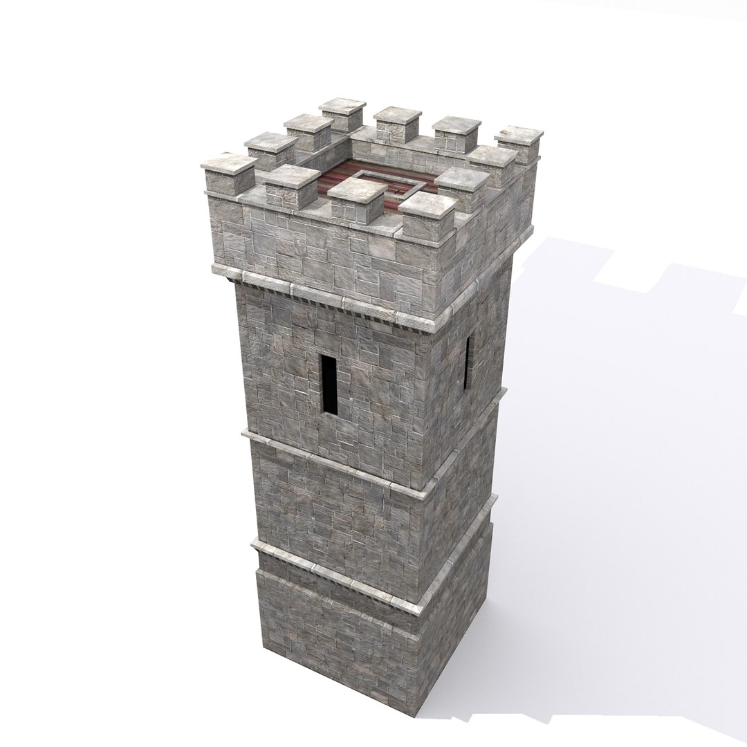 Max Medieval Square Castle Tower