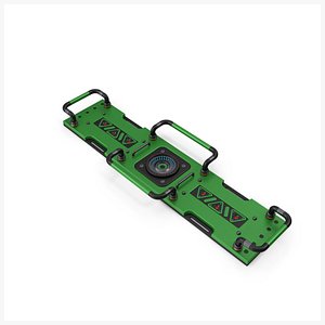 Scifi Interior Element Panel Green V12 PBR 3D